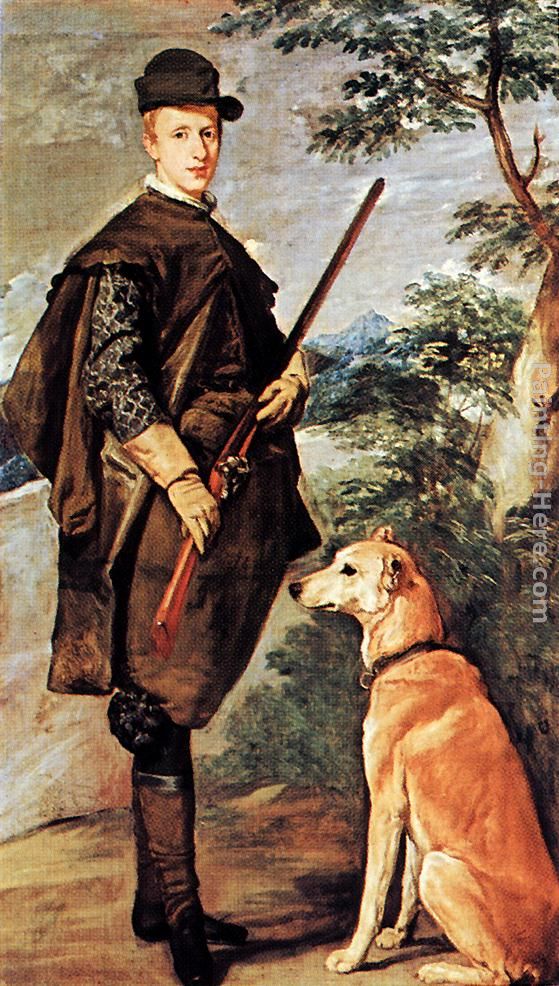 Cardinale Infante Ferdinand of Austria as Hunter painting - Diego Rodriguez de Silva Velazquez Cardinale Infante Ferdinand of Austria as Hunter art painting